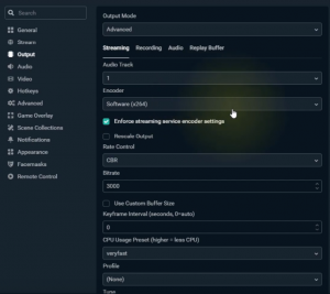 streamlabs settings for low end pc